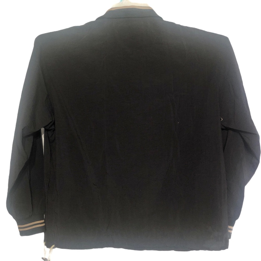 Vtg Lee Sport Nylon Windbreaker Dark Brown Size L - Picture 4 of 6